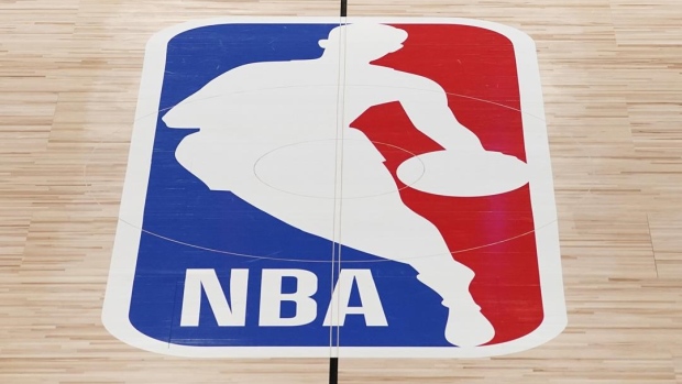 NBA logo, The Canadian Press NBA logo