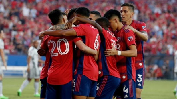 FC Dallas celebrates, FC Dallas on Twitter FC Dallas celebrates