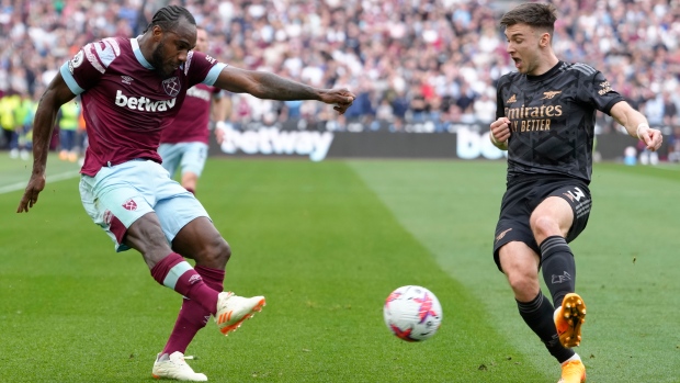 Michail Antonio Kieran Tierney, The Canadian Press Michail Antonio Kieran Tierney