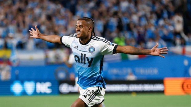 Charlotte FC forward Kerwin Vargas , The Canadian Press Charlotte FC forward Kerwin Vargas