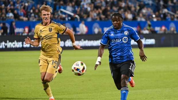 Real Salt Lake's Bode Hidalgo and CF Montreal's Kwadwo Opoku