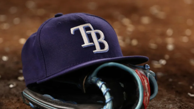 Tampa Bay Rays hat, Getty Images Tampa Bay Rays hat
