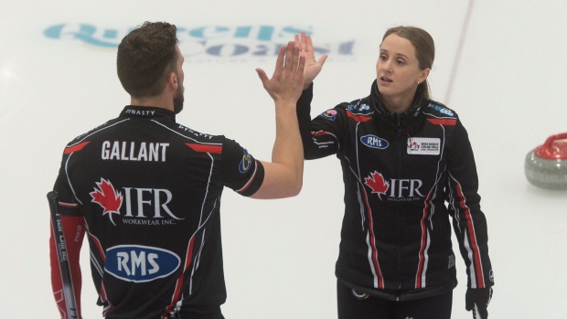 Brett Gallant and Jocelyn Peterman, Curling Canada Brett Gallant and Jocelyn Peterman