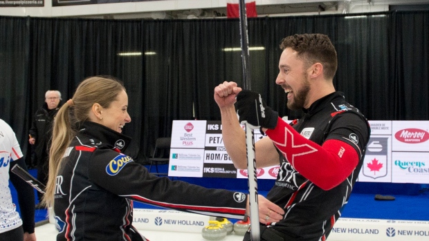 Jocelyn Peterman and Brett Gallant, Curling Canada Jocelyn Peterman and Brett Gallant