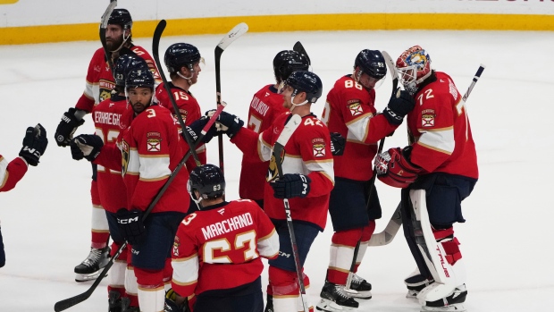 Florida Panthers celebrate