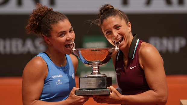 Jasmine Paolini and Sara Errani, The Canadian Press Jasmine Paolini and Sara Errani