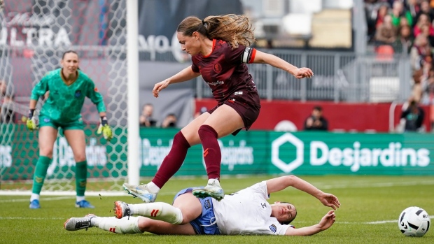 AFC Toronto defender Emma Regan, The Canadian Press AFC Toronto defender Emma Regan
