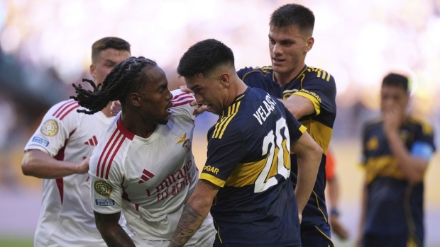 Boca Juniors vs. Benfica, The Canadian Press Boca Juniors vs. Benfica
