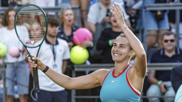 Aryna Sabalenka, The Canadian Press Aryna Sabalenka