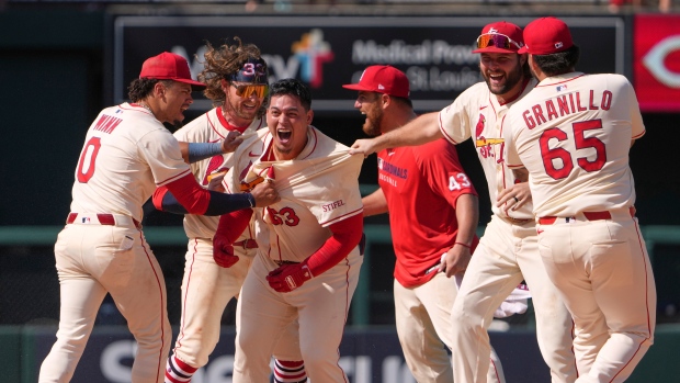 St. Louis Cardinals Celebrate, The Canadian Press St. Louis Cardinals Celebrate