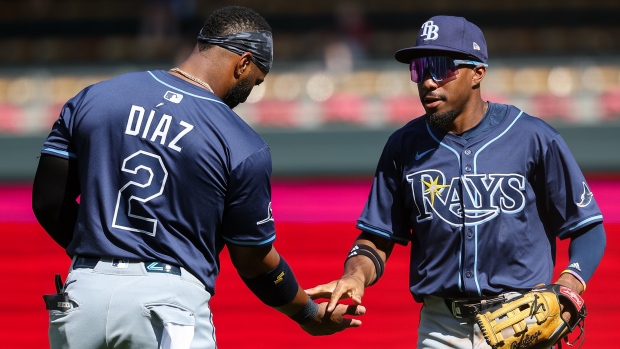 Yandy Diaz and Chandler Simpson, Getty Images Yandy Diaz and Chandler Simpson