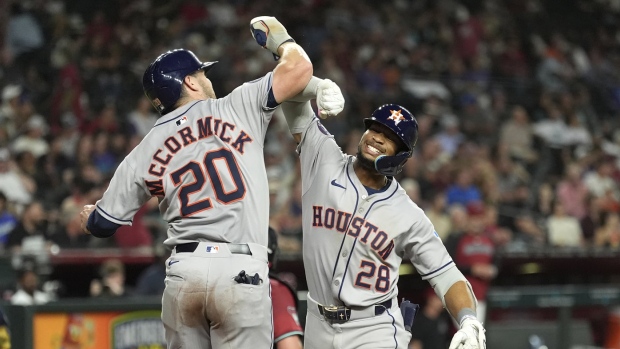 Houston Astros celebrate