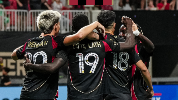 Atlanta United celebrates, Atlanta United on X Atlanta United celebrates