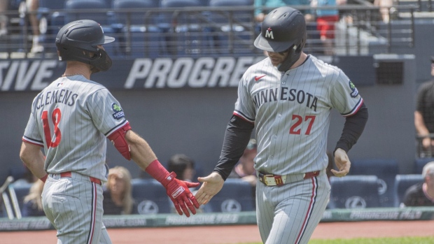 Twins score 4 runs in 1st inning, beat Guardians 5-4 to snap 4-game losing streak , The Canadian Press Twins score 4 runs in 1st inning, beat Guardians 5-4 to snap 4-game losing streak