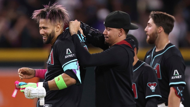 Arizona Diamondbacks Celebrate, The Canadian Press Arizona Diamondbacks Celebrate