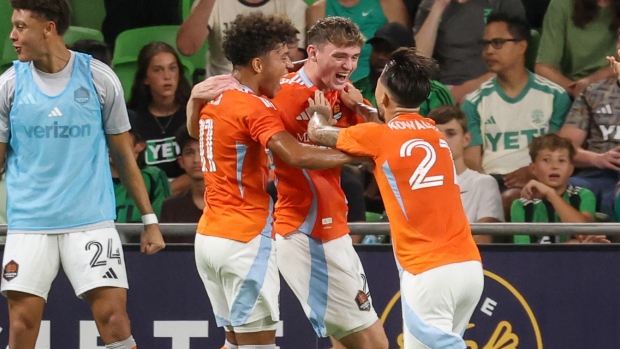 Houston Dynamo Celebrates, Getty Images Houston Dynamo Celebrates