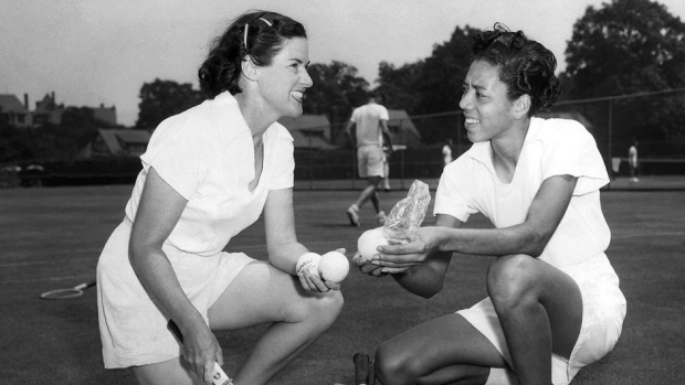 Sarah Palfrey Cook Althea Gibson, The Canadian Press Sarah Palfrey Cook Althea Gibson