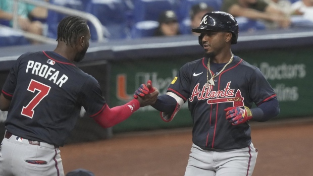 Ozzie Albies, The Canadian Press Ozzie Albies