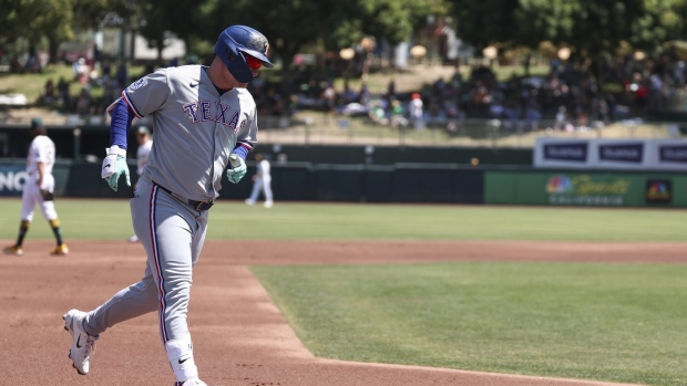 Texas Rangers' Joc Pederson, The Canadian Press Texas Rangers' Joc Pederson