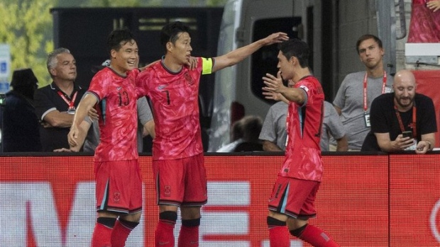 South Korea celebrates, The Canadian Press South Korea celebrates
