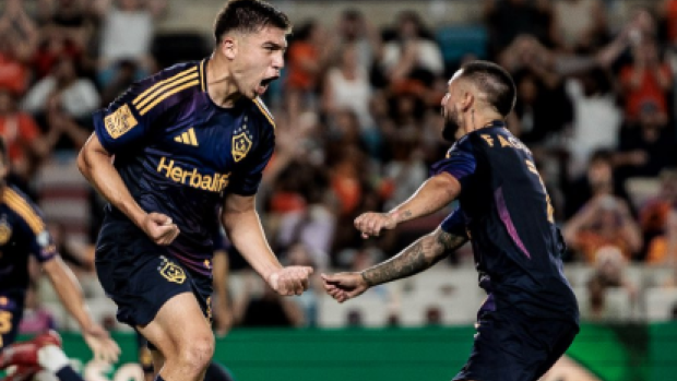 LA Galaxy celebrate, LA Galaxy on X LA Galaxy celebrate