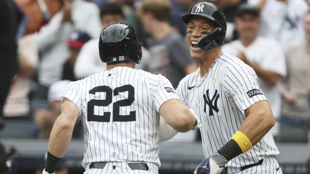 Aaron Judge Ben Rice, The Canadian Press Aaron Judge Ben Rice