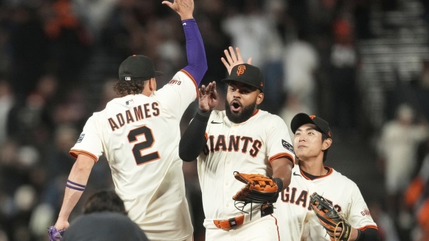 San Francisco Giants celebrate
